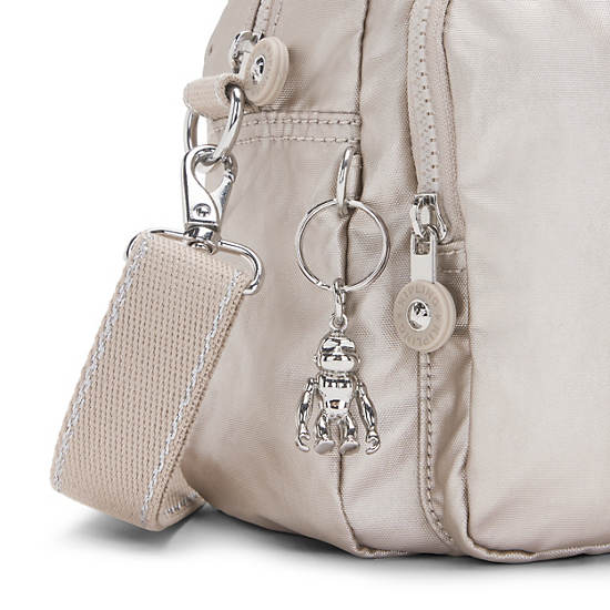 Kipling Cool Defea Metallic Axelväska Beige | SE 1819NW